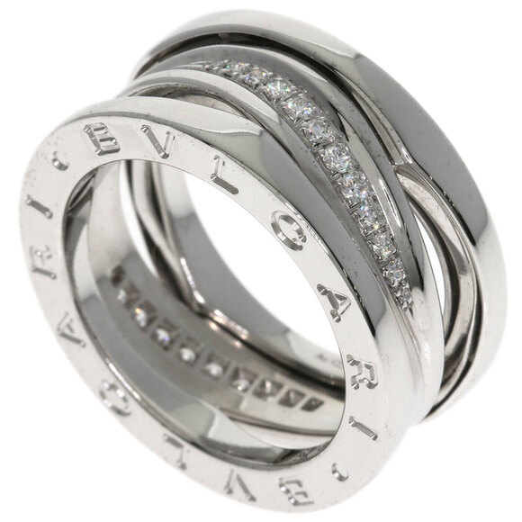 BVLGARI Jewelry - Bulgari B-zero1 Legend Diamond Ring #51, 18K White Gold, Women's BVLGARI